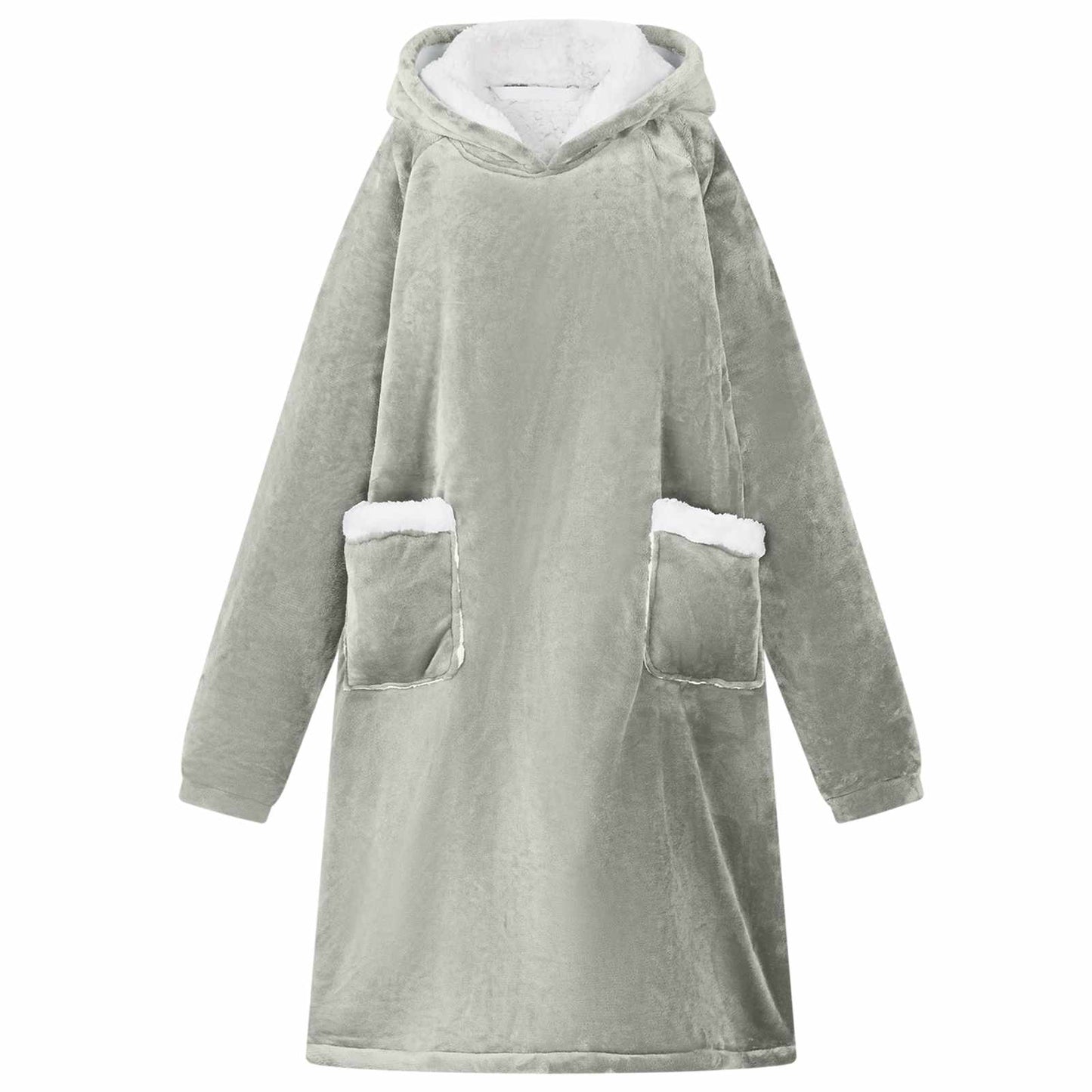 Felpa coperta Grigio M Pile e Flanella