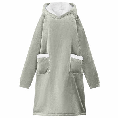 Felpa coperta Grigio M Pile e Flanella
