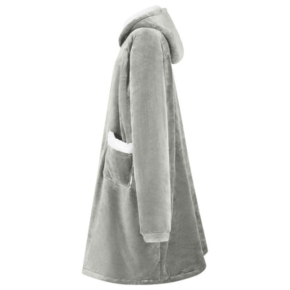 Felpa coperta Grigio M Pile e Flanella