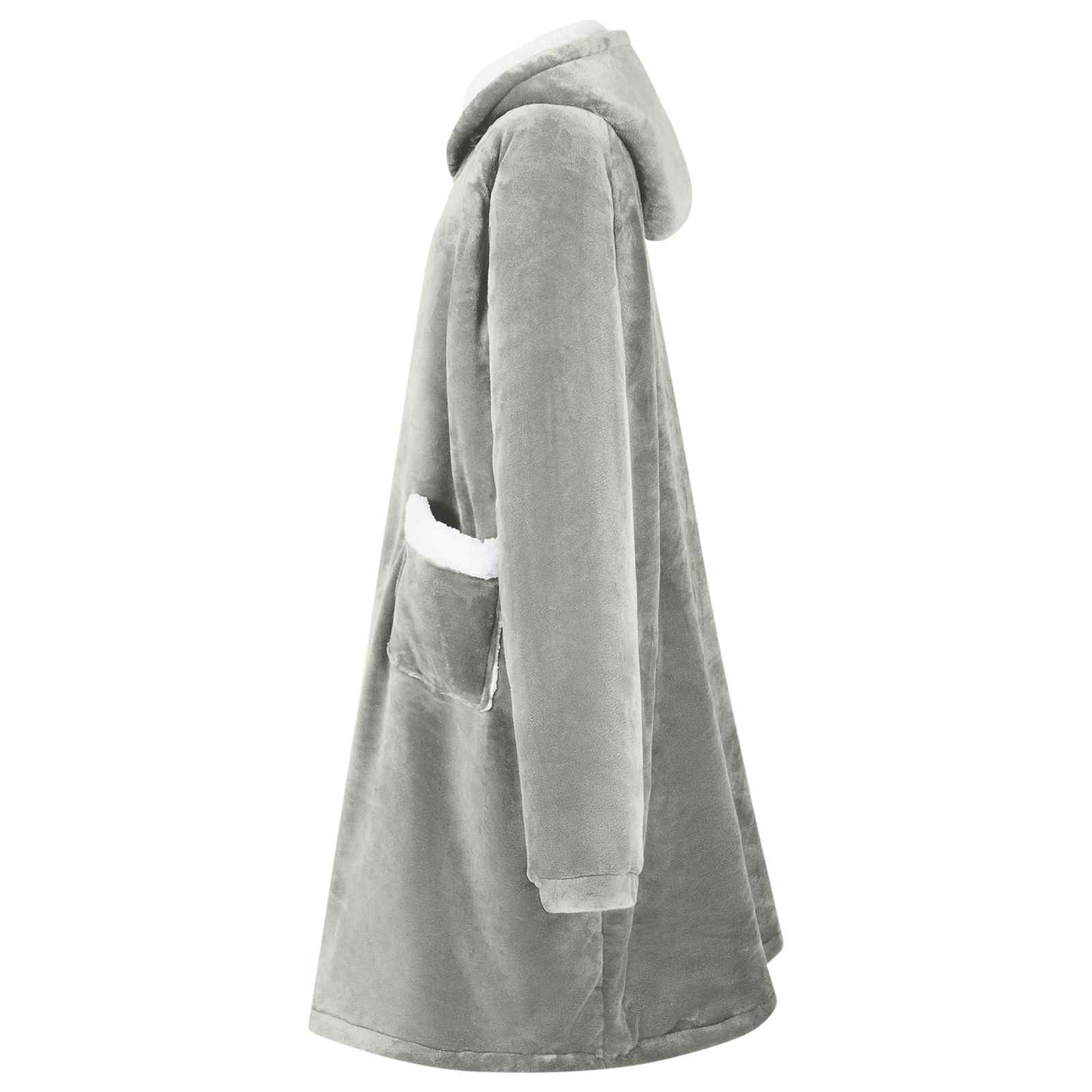 Felpa coperta Grigio L Pile e Flanella