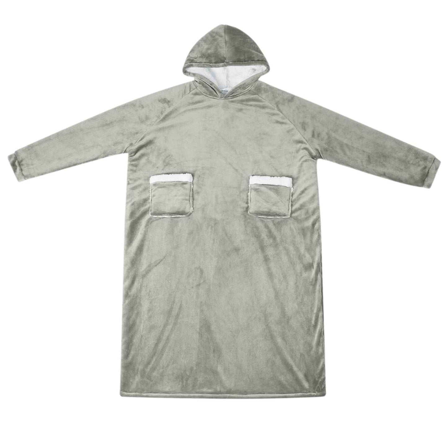 Felpa coperta Grigio M Pile e Flanella
