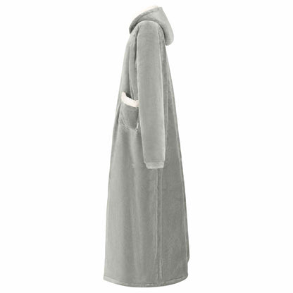 Felpa coperta Grigio L Pile e Flanella