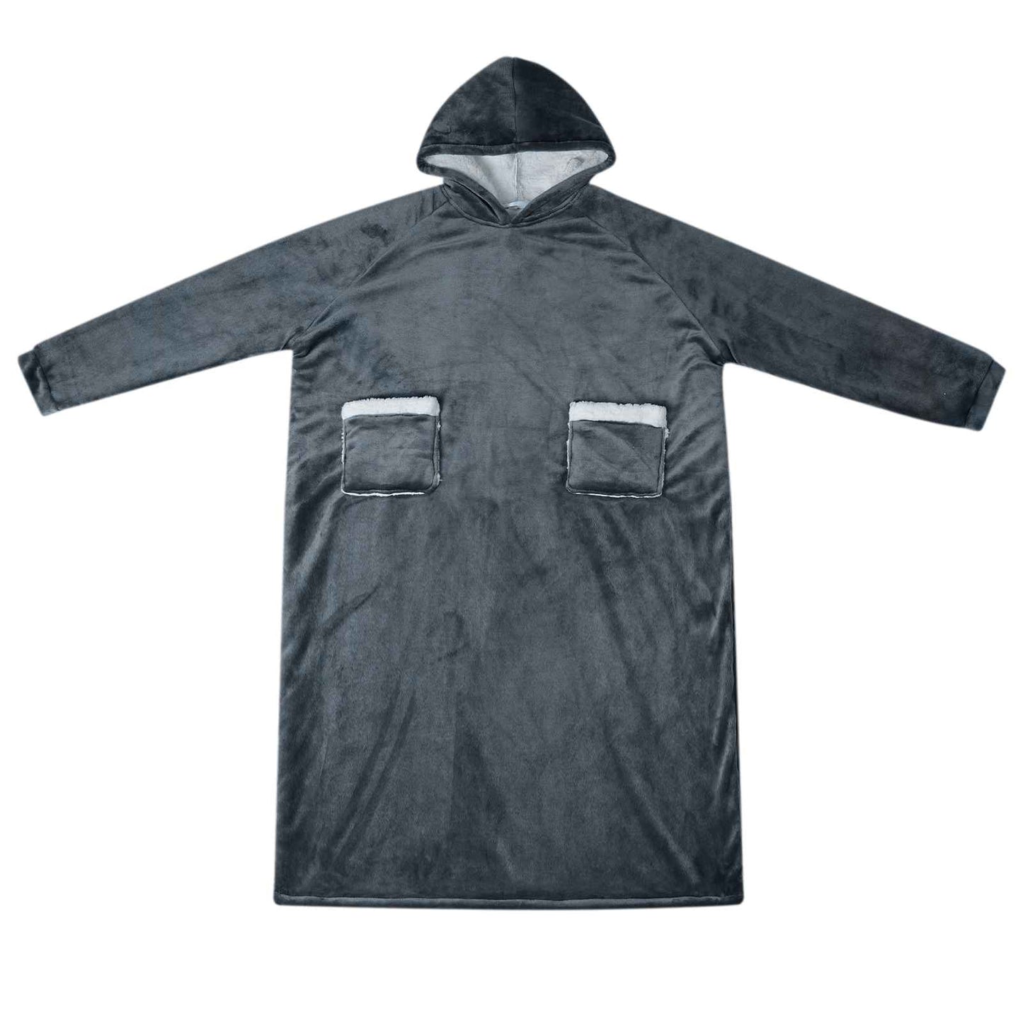 Felpa coperta Blu navy M Pile e Flanella