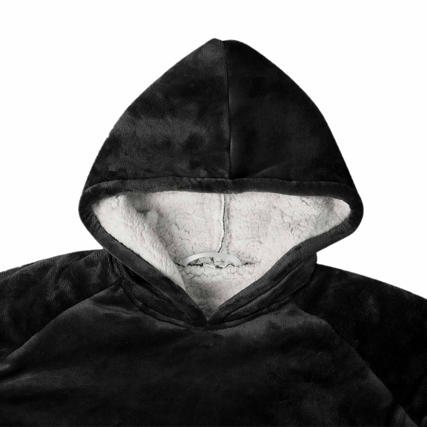 Felpa coperta Nero M Pile e Flanella