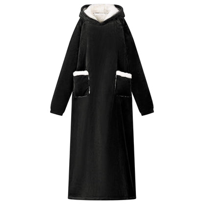 Felpa coperta Nero M Pile e Flanella