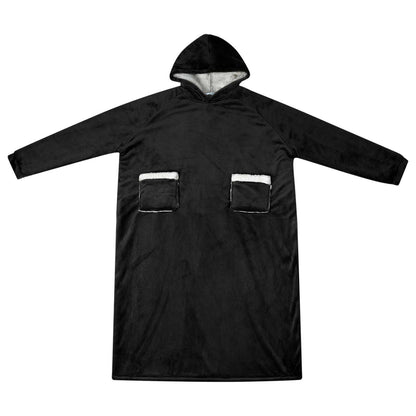 Felpa coperta Nero M Pile e Flanella