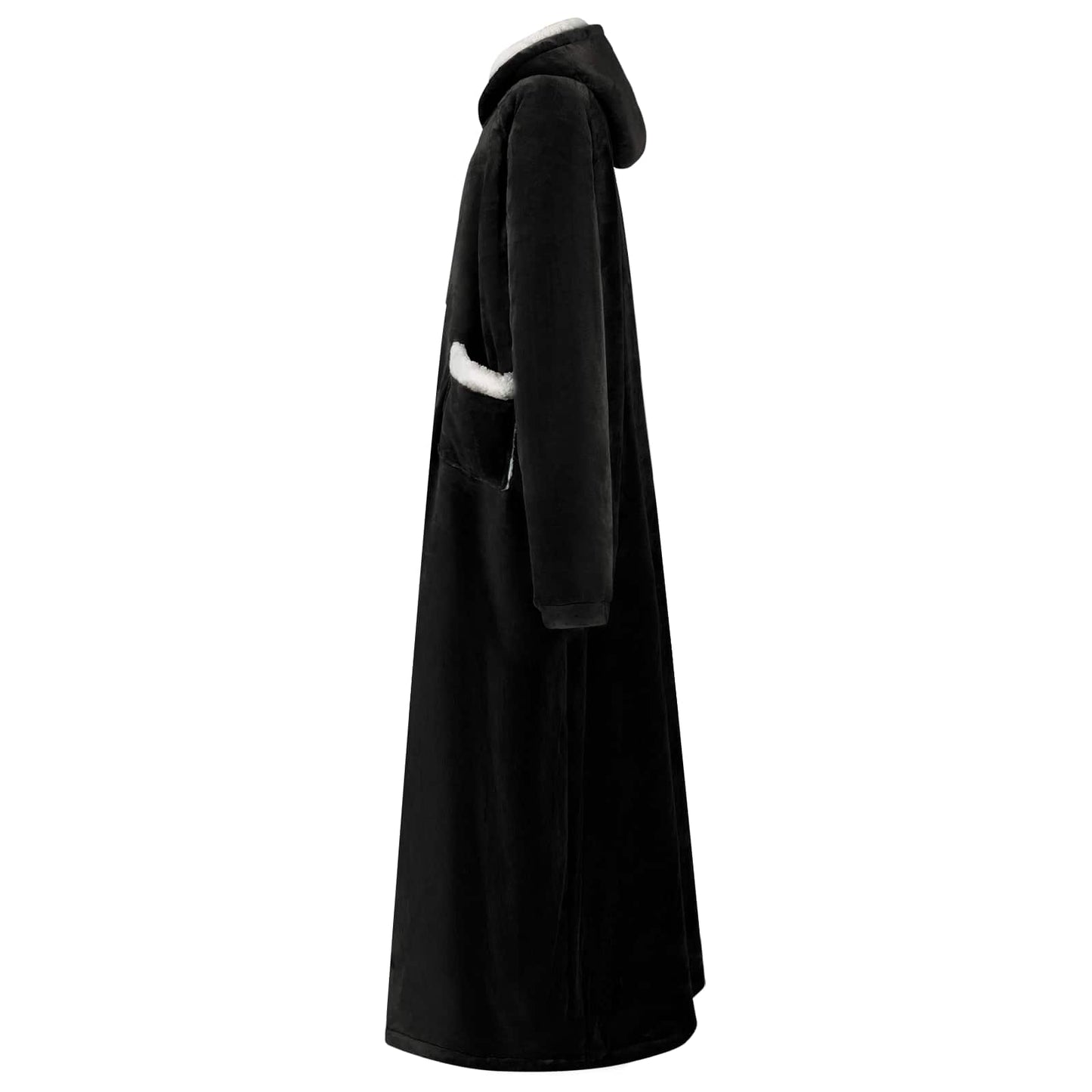 Felpa coperta Nero M Pile e Flanella
