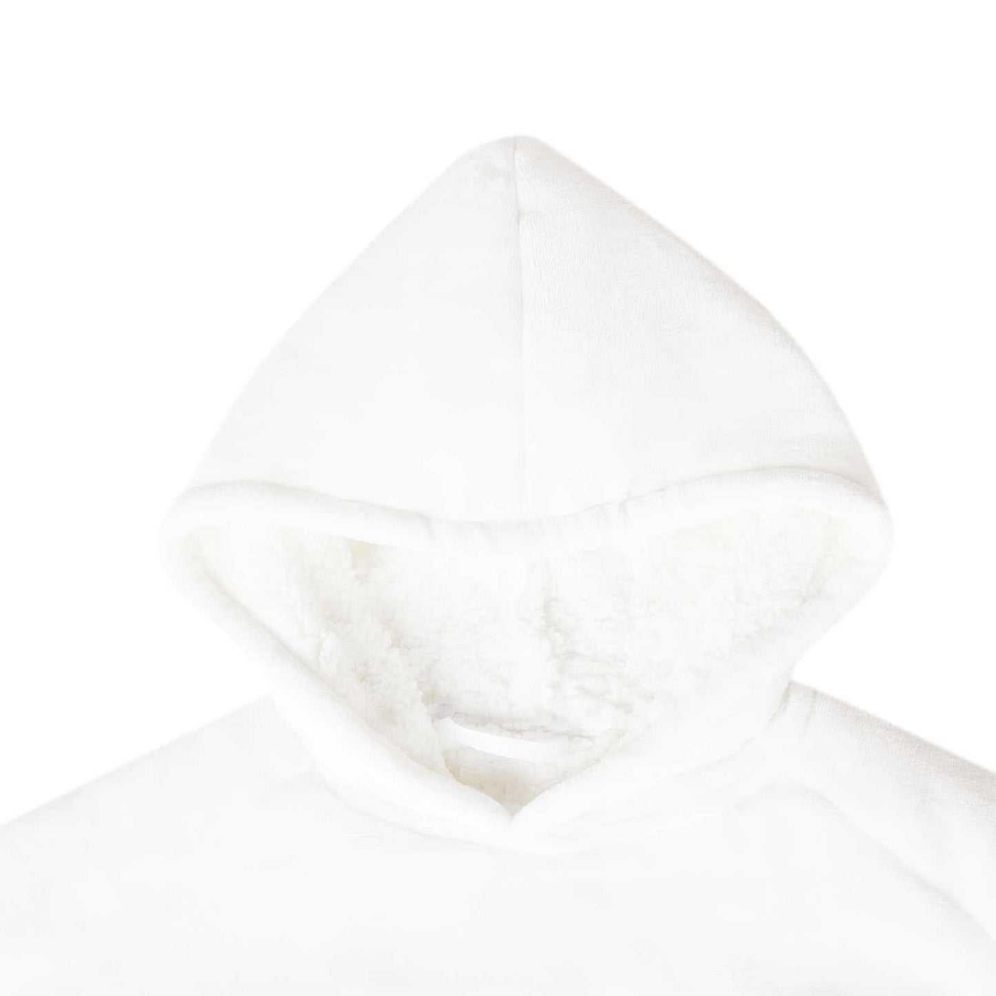 Felpa coperta Bianco L Pile e Flanella