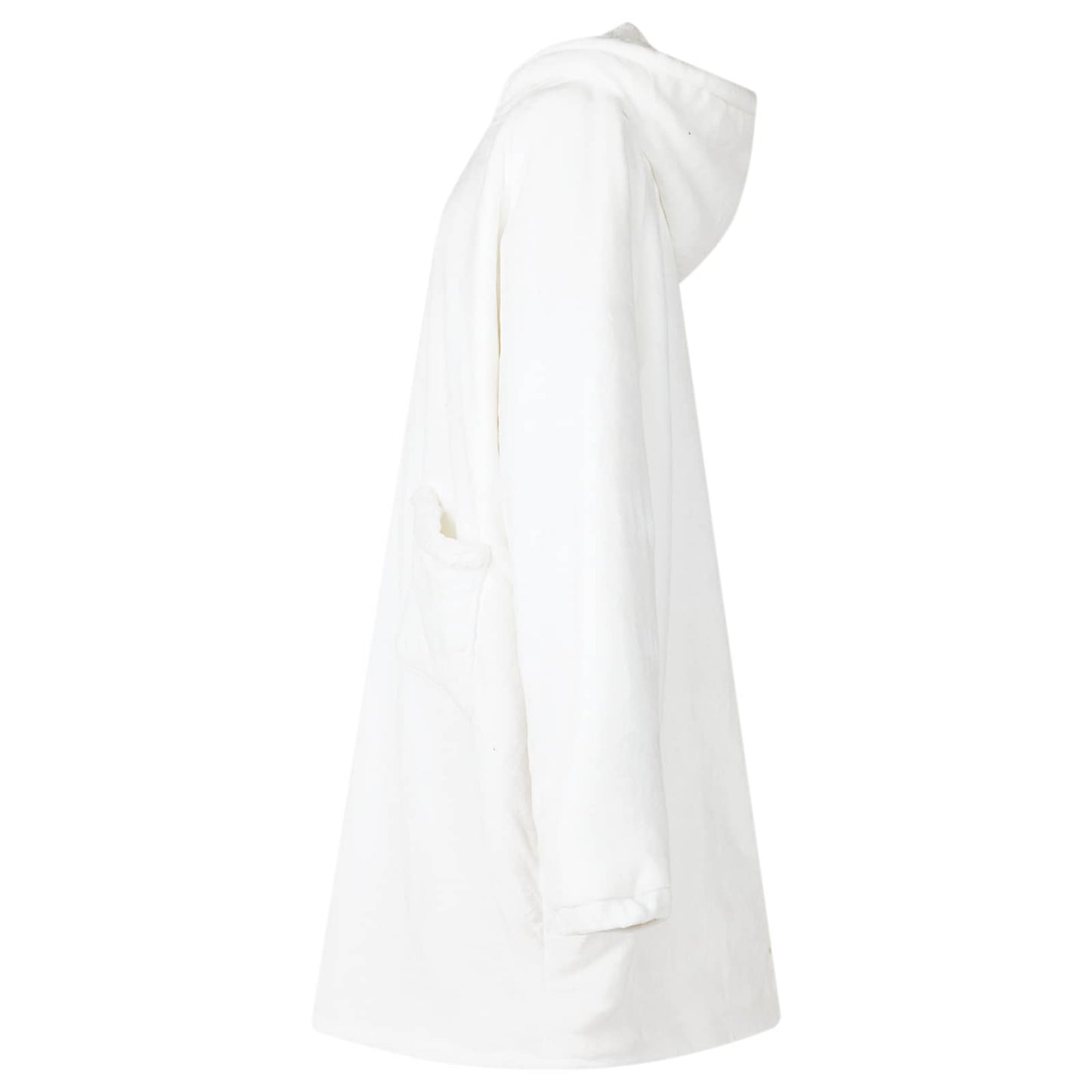 Felpa coperta Bianco L Pile e Flanella