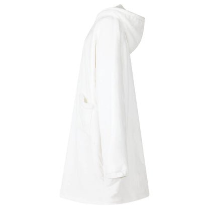Felpa coperta Bianco L Pile e Flanella