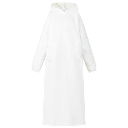 Felpa coperta Bianco M Pile e Flanella