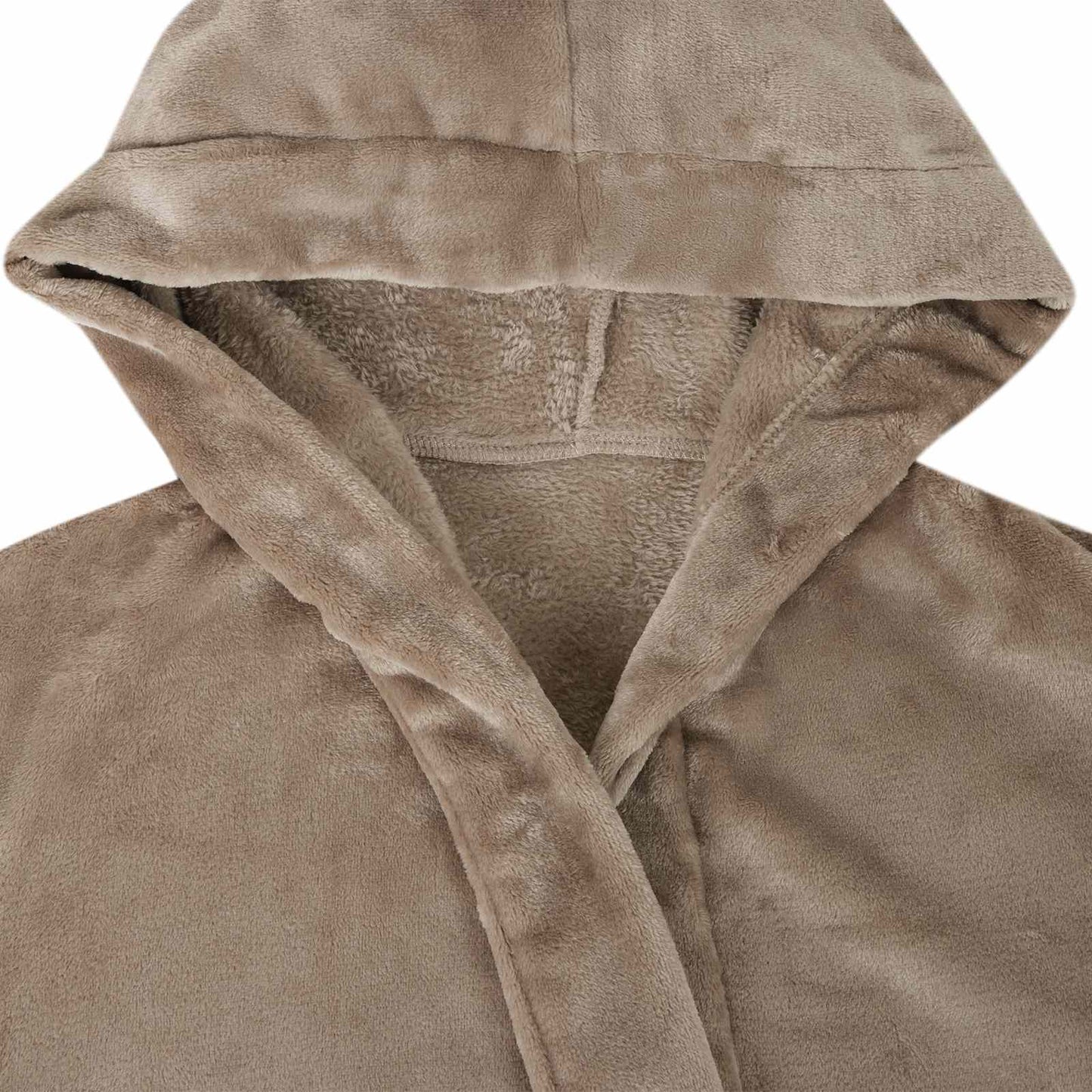 Accappatoio con Cappuccio Cammello xl Flanella