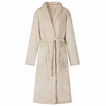 Accappatoio senza Cappuccio Beige xxl Flanella