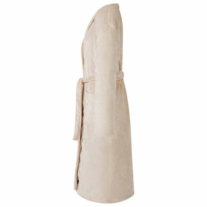 Accappatoio senza Cappuccio Beige xxl Flanella