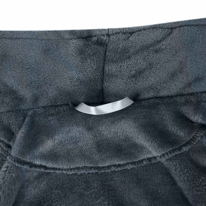 Accappatoio senza Cappuccio Blu navy m Flanella