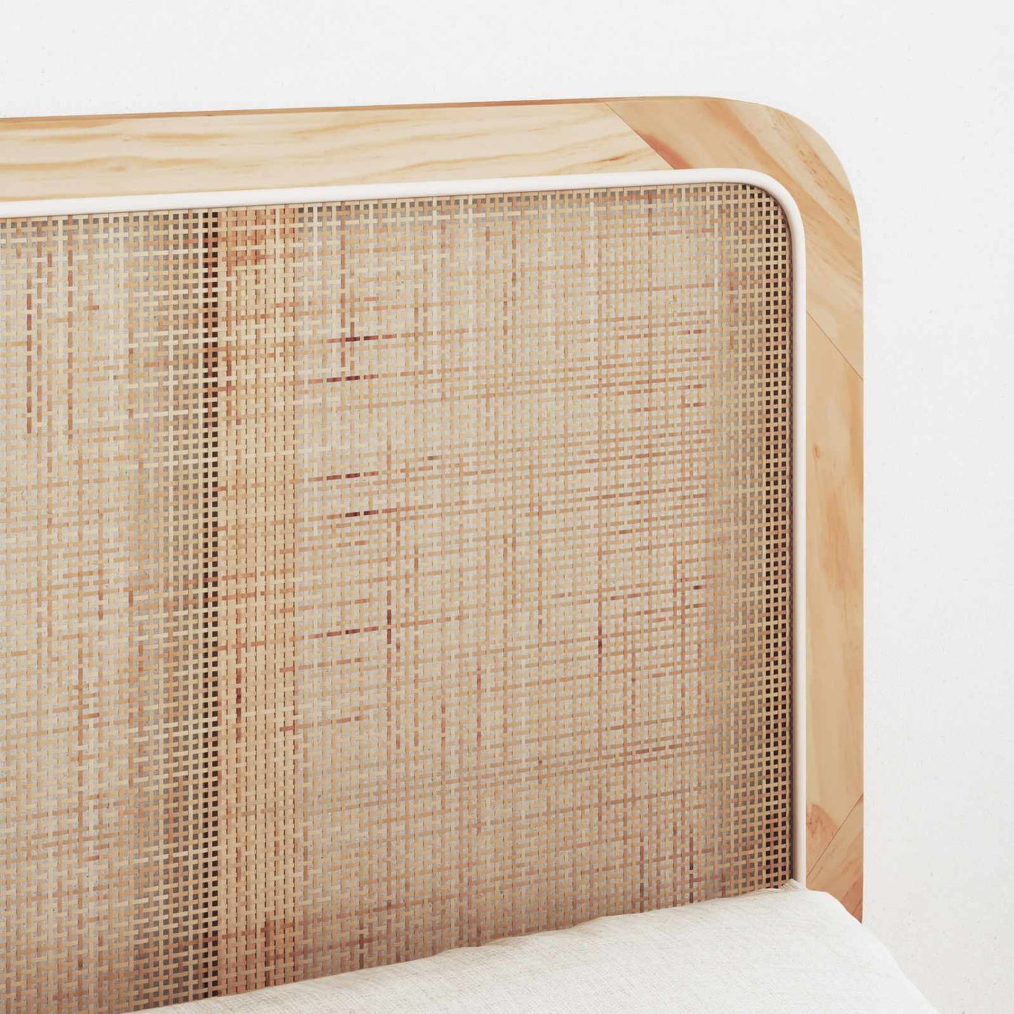 Testiera con testiera Naturale 160 x 55 x 3 cm Rattan
