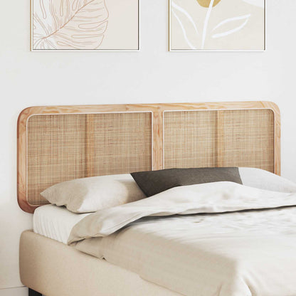 Testiera con testiera Naturale 160 x 55 x 3 cm Rattan