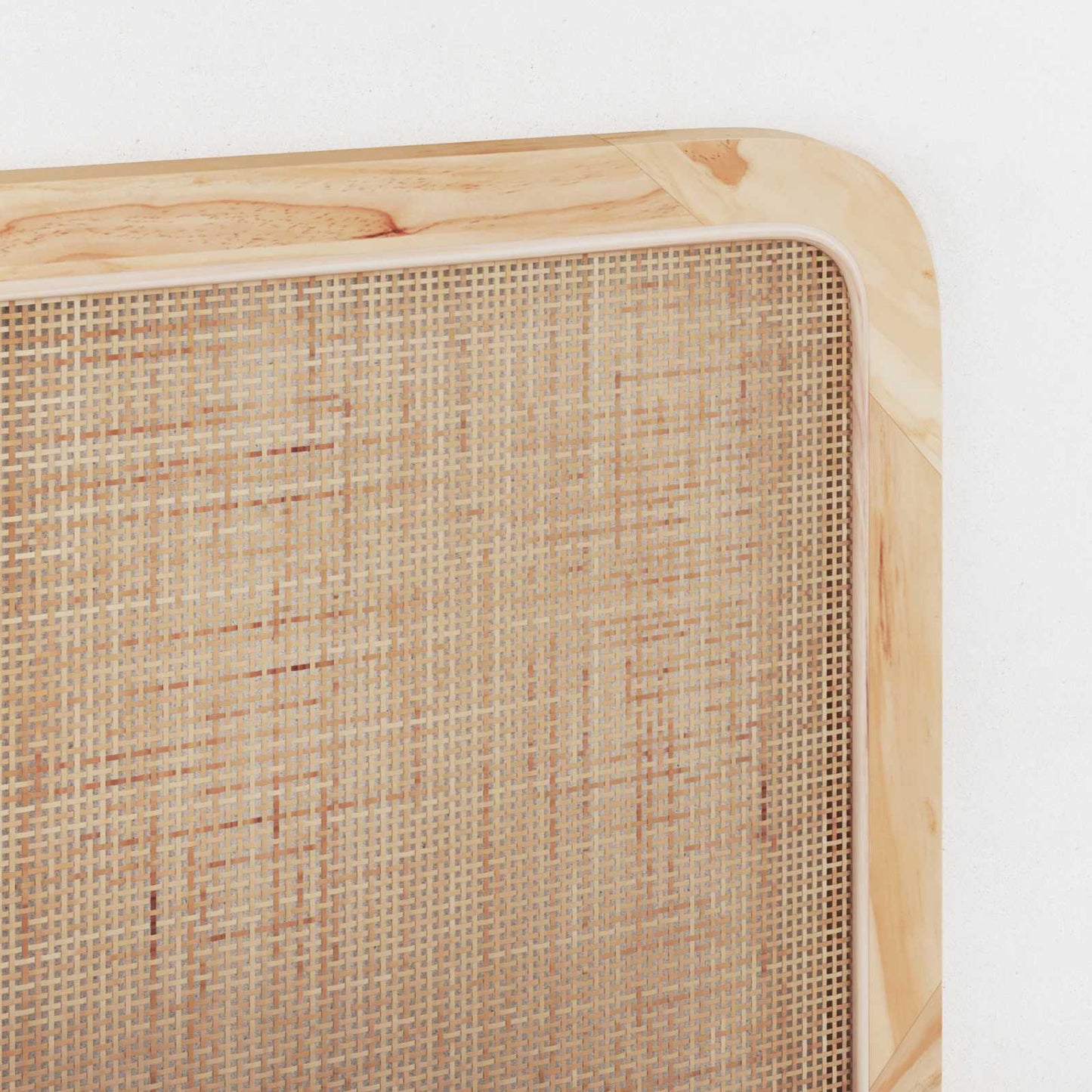 Testiera con testiera Naturale 200 x 55 x 3 cm Rattan