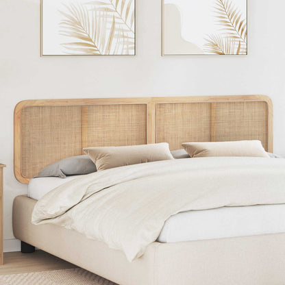 Testiera con testiera Naturale 200 x 55 x 3 cm Rattan