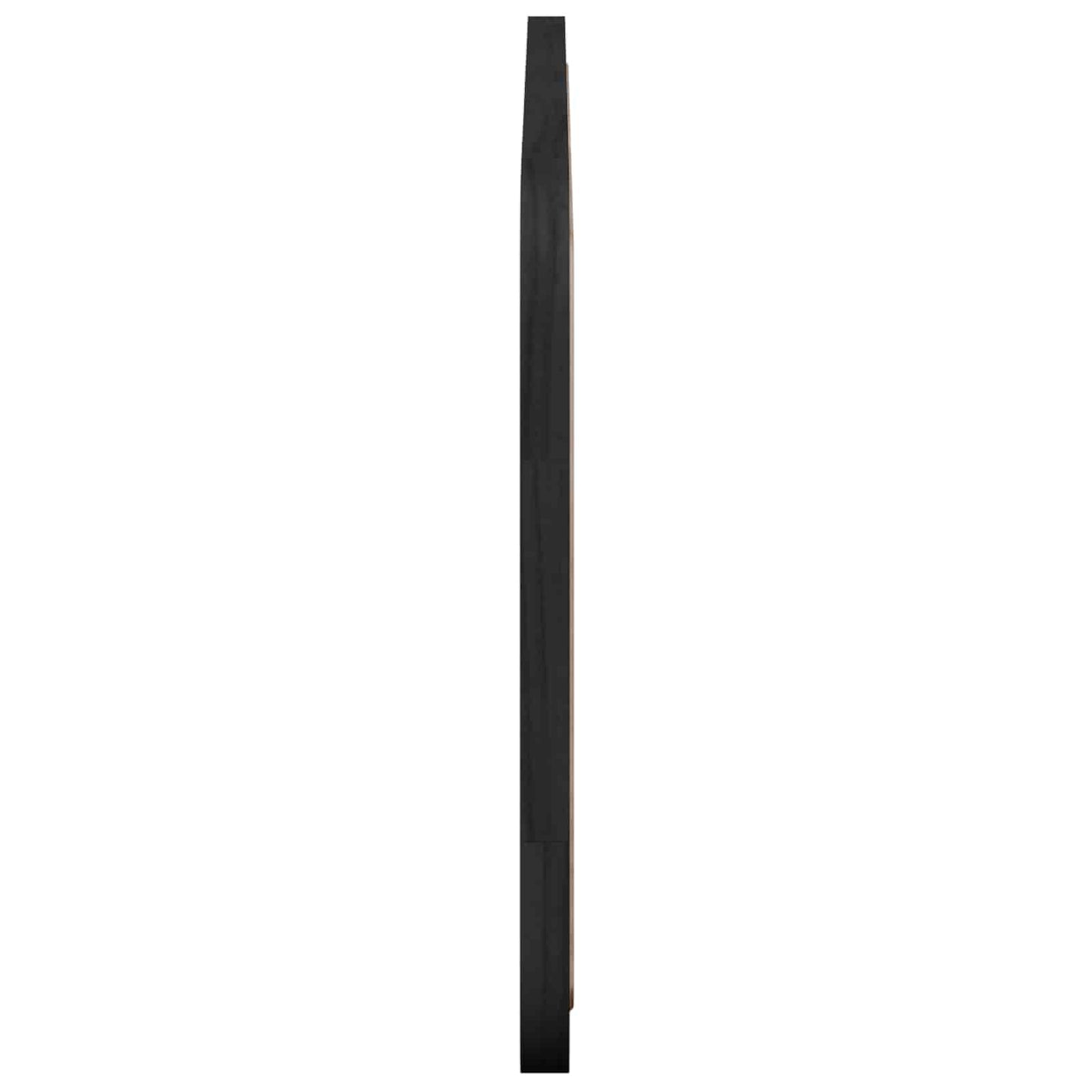 Testiera con testiera Nero 140 x 55 x 3 cm Rattan