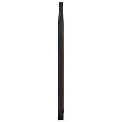 Testiera con testiera Nero 180 x 55 x 3 cm Rattan