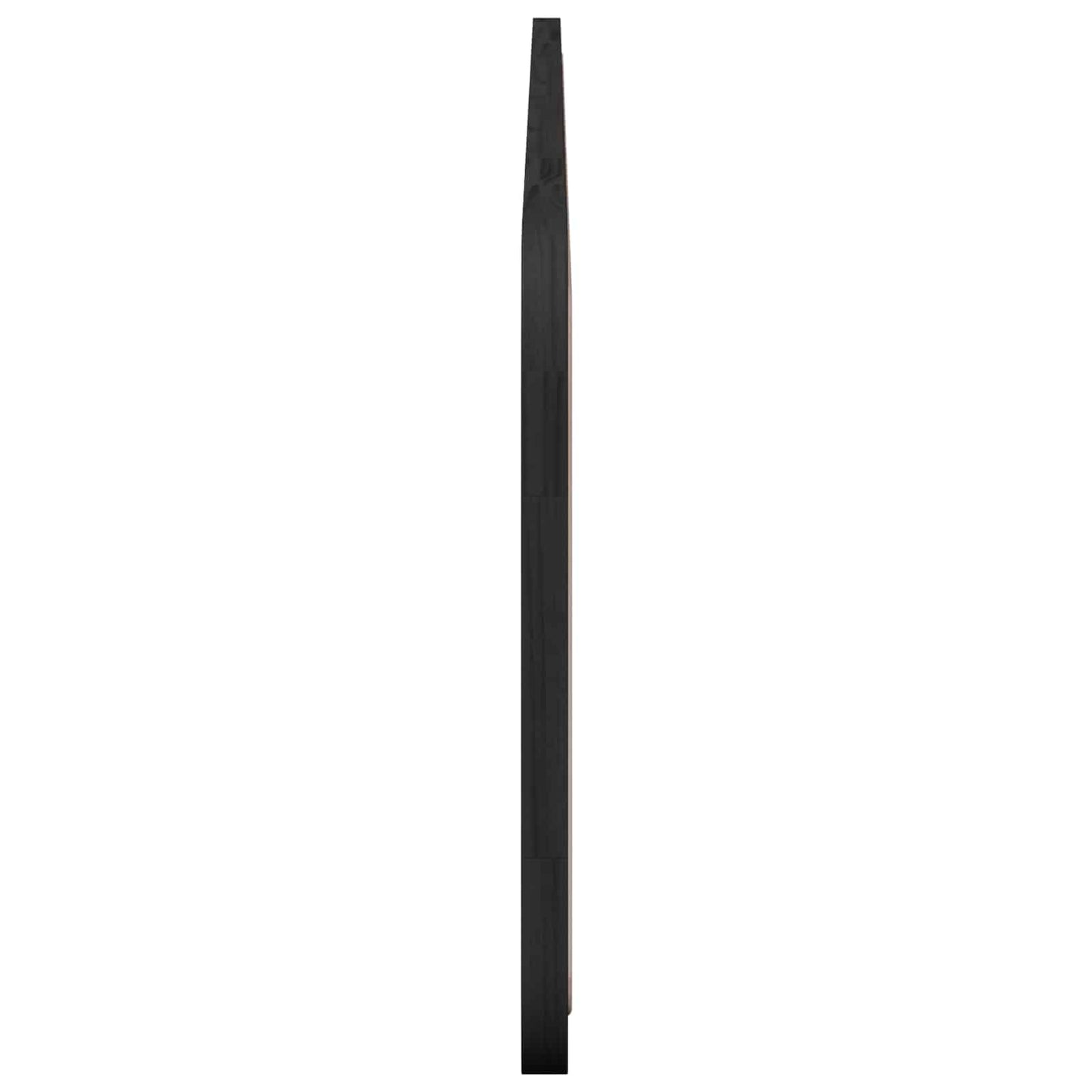 Testiera con testiera Nero 200 x 55 x 3 cm Rattan