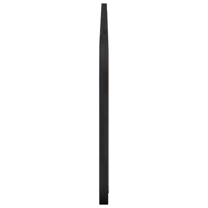 Testiera con testiera Nero 200 x 55 x 3 cm Rattan