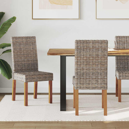 Sedia da pranzo 2 pcs Grigio Kubu 45 x 54 x 93 cm