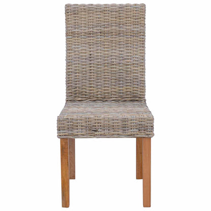 Sedia da pranzo 2 pcs Grigio Kubu 45 x 54 x 93 cm