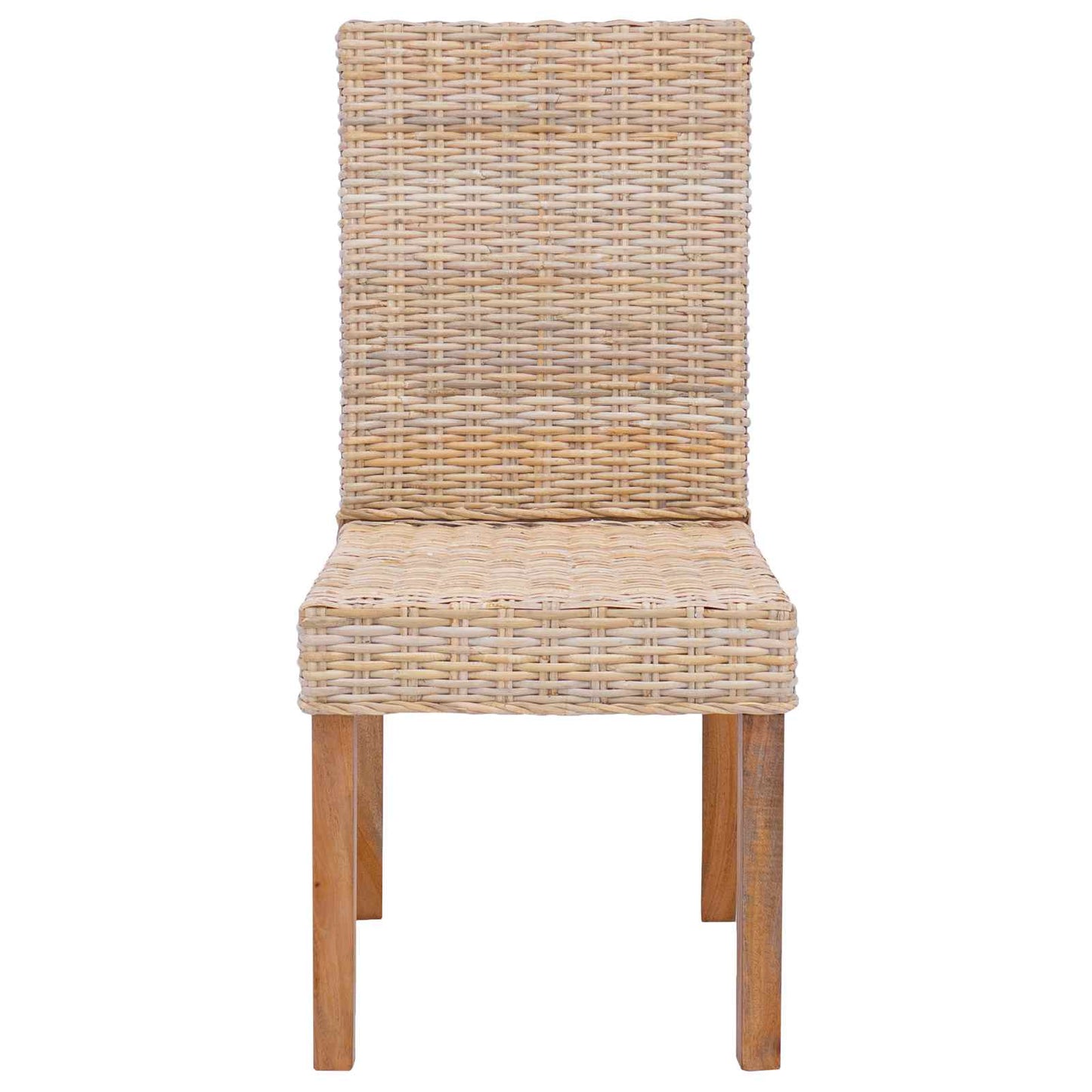 Sedia da pranzo 2 pcs Naturale 45 x 54 x 93 cm