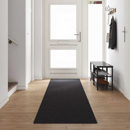 Runner in Moquette Antracite 80 x 500 cm 100% Polipropilene