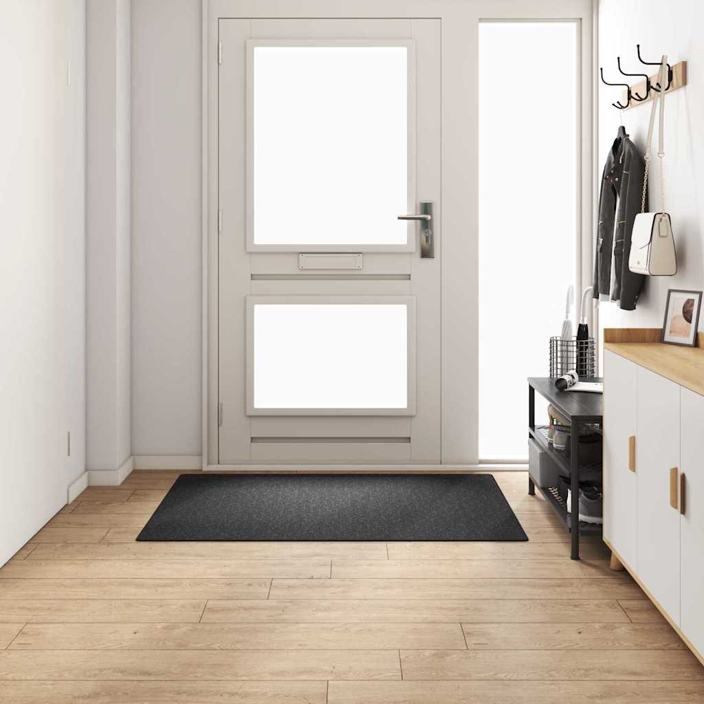 Runner in Moquette Grigio scuro 100 x 150 cm 100% Polipropilene