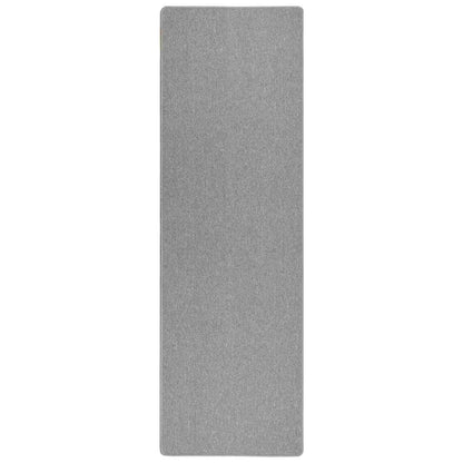 Runner in Moquette Grigio chiaro 80 x 500 cm 100% Polipropilene