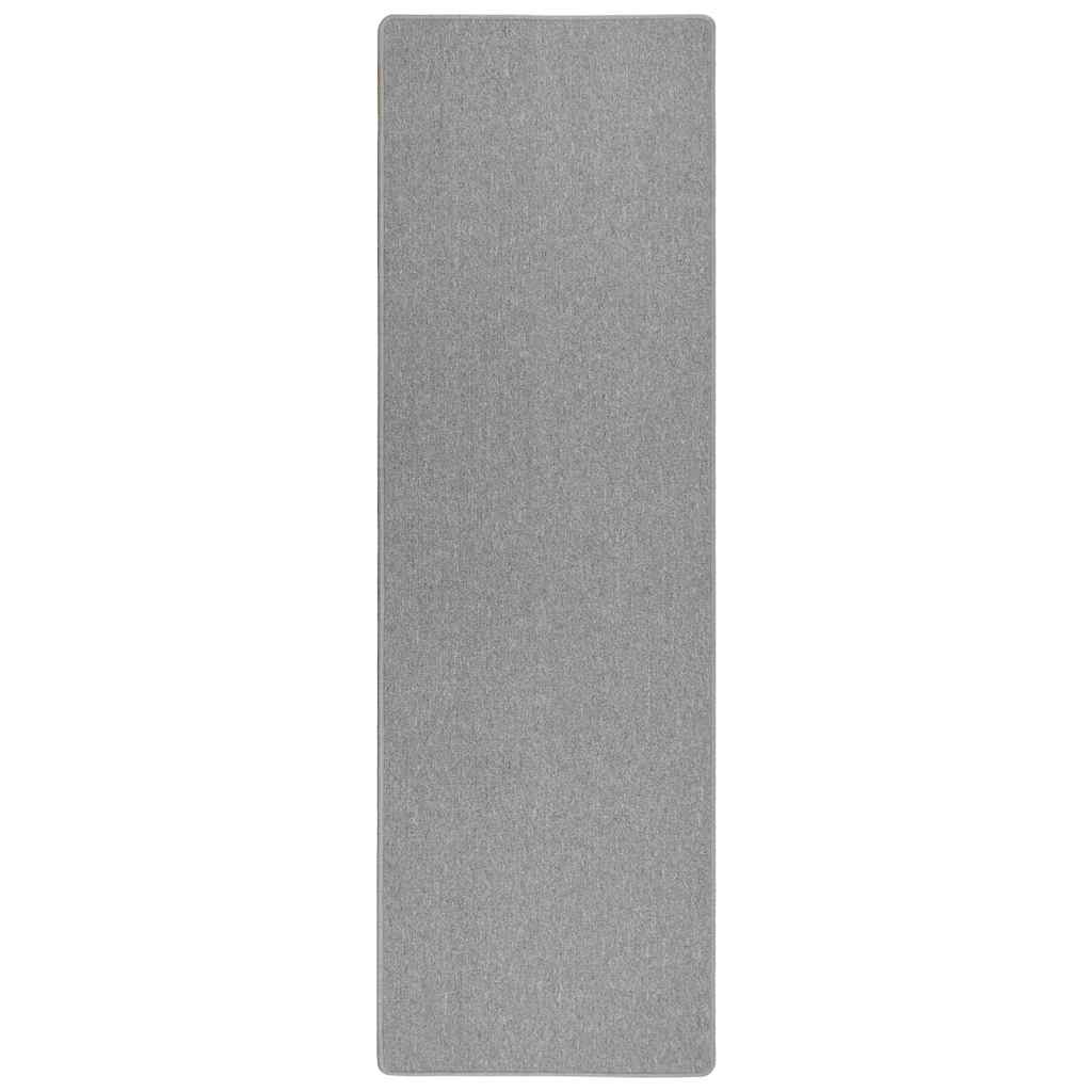 Runner in Moquette Grigio chiaro 100 x 300 cm