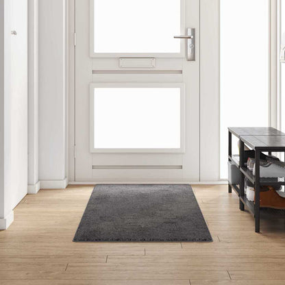 Runner in Moquette Grigio 80 x 250 cm 100% Polipropilene Tuft