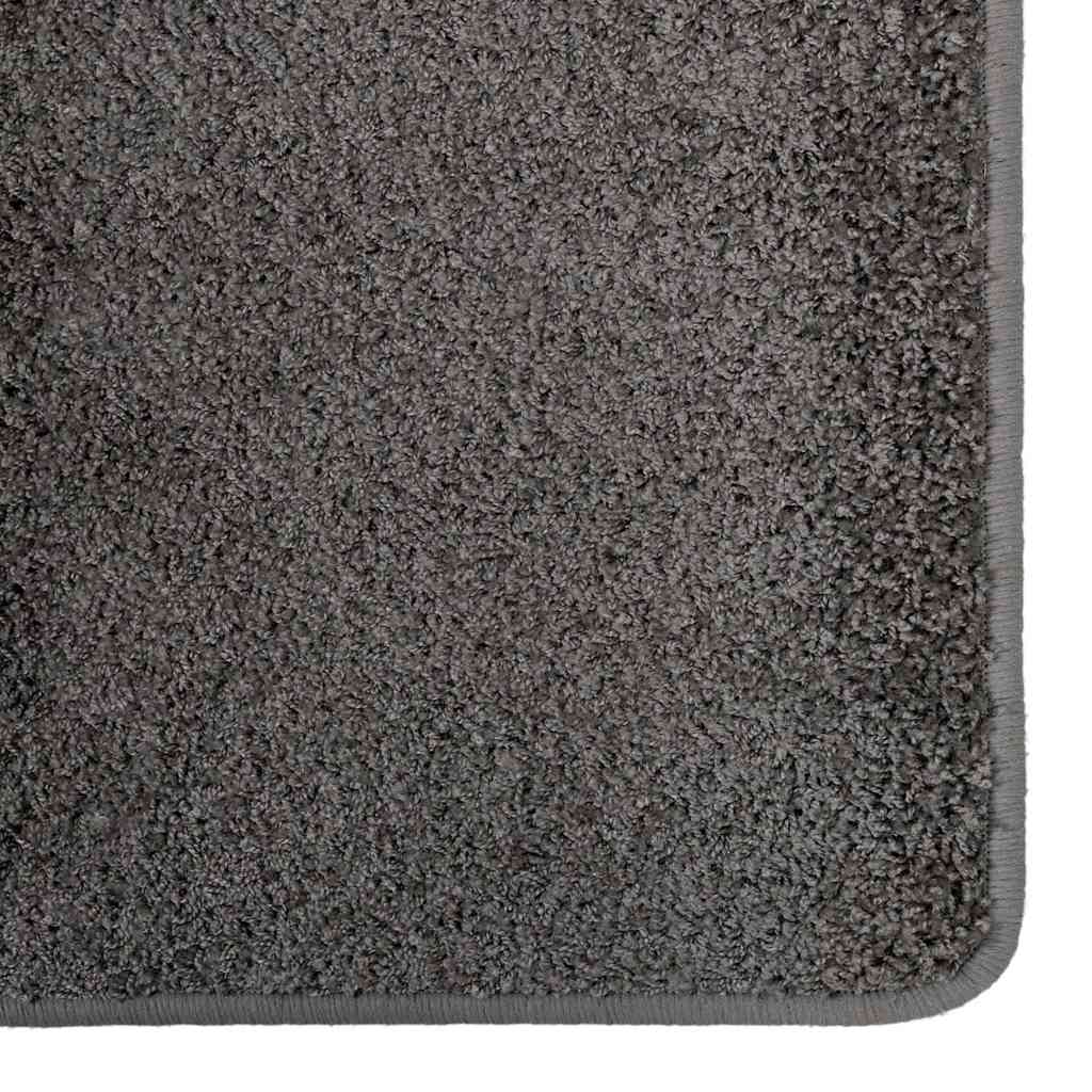Runner in Moquette Grigio 80 x 500 cm 100% Polipropilene Tuft