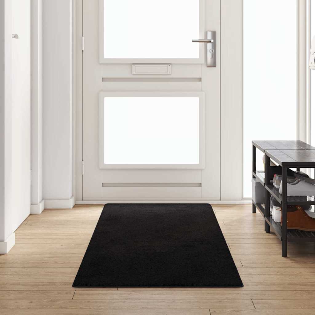Runner in Moquette Nero 80 x 300 cm 100% Polipropilene Tuft