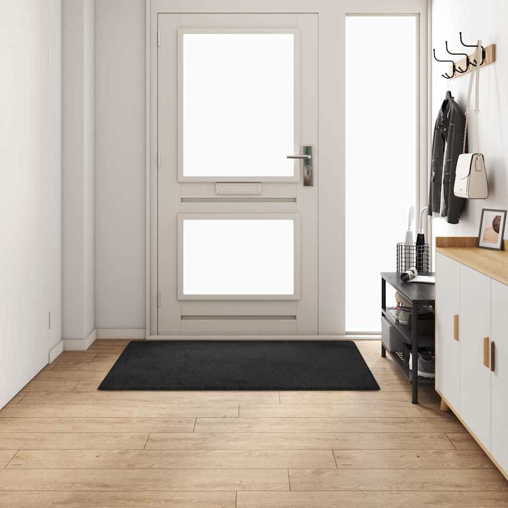 Runner in Moquette Nero 100 x 150 cm 100% Polipropilene Tuft