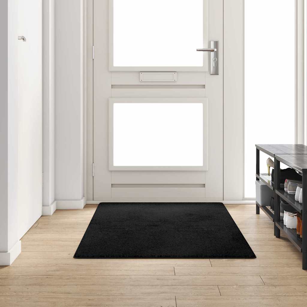 Runner in Moquette Nero 100 x 200 cm 100% Polipropilene Tuft