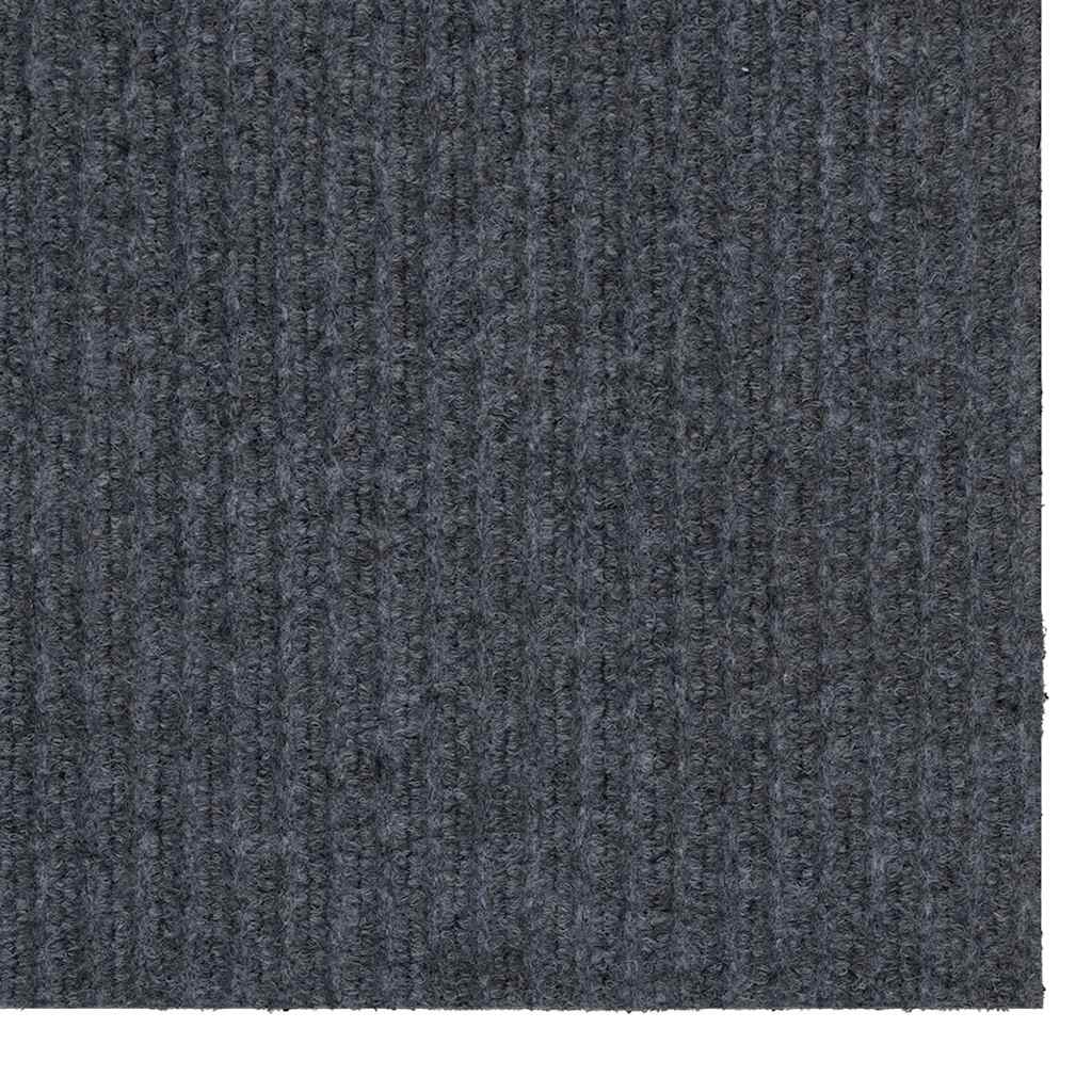 Runner in Moquette Grigio 80 x 150 cm Tessuto