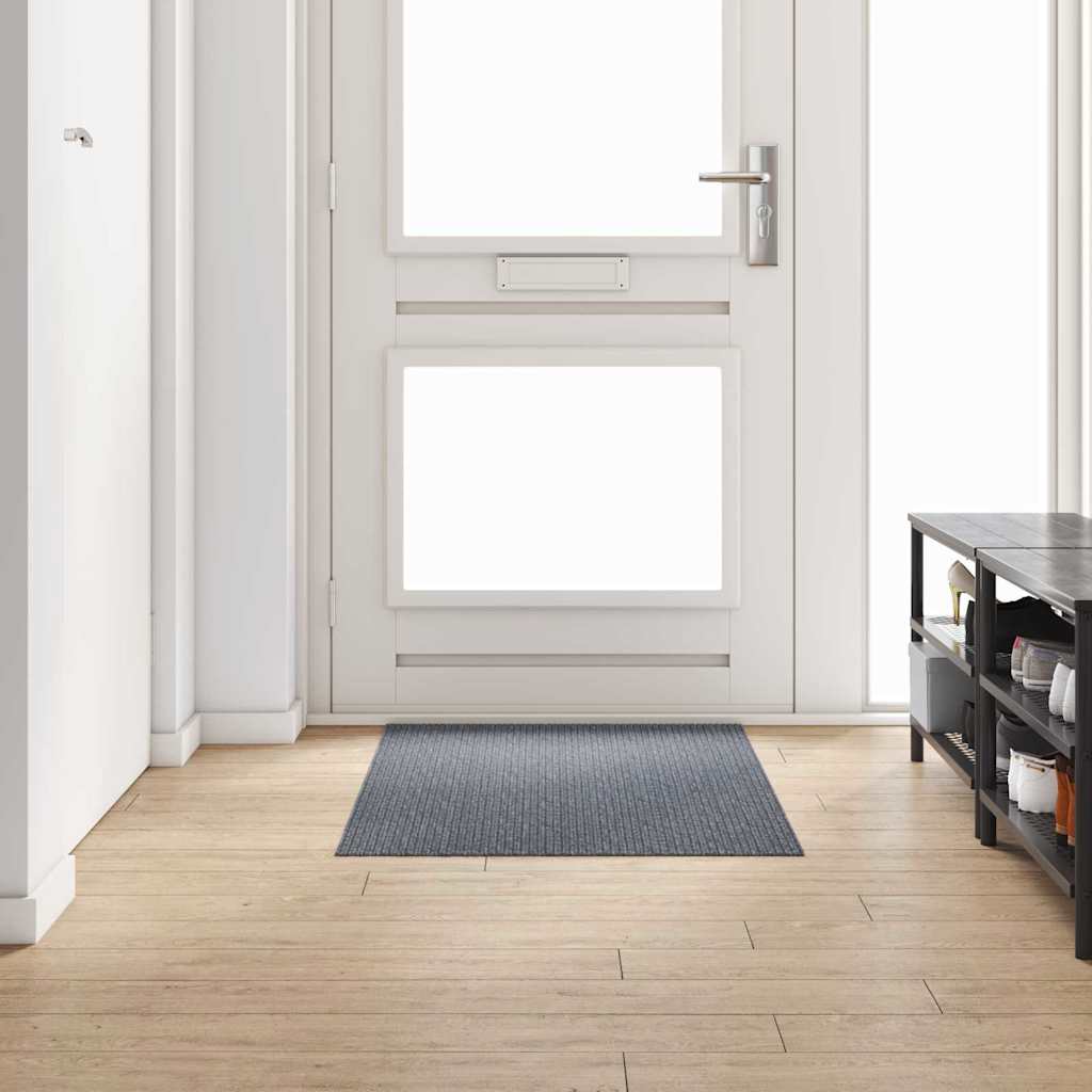Runner in Moquette Grigio 80 x 150 cm Tessuto