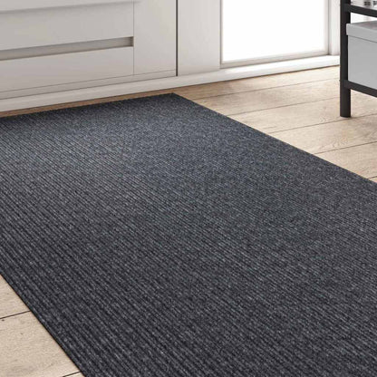 Runner in Moquette Grigio 80 x 200 cm Tessuto