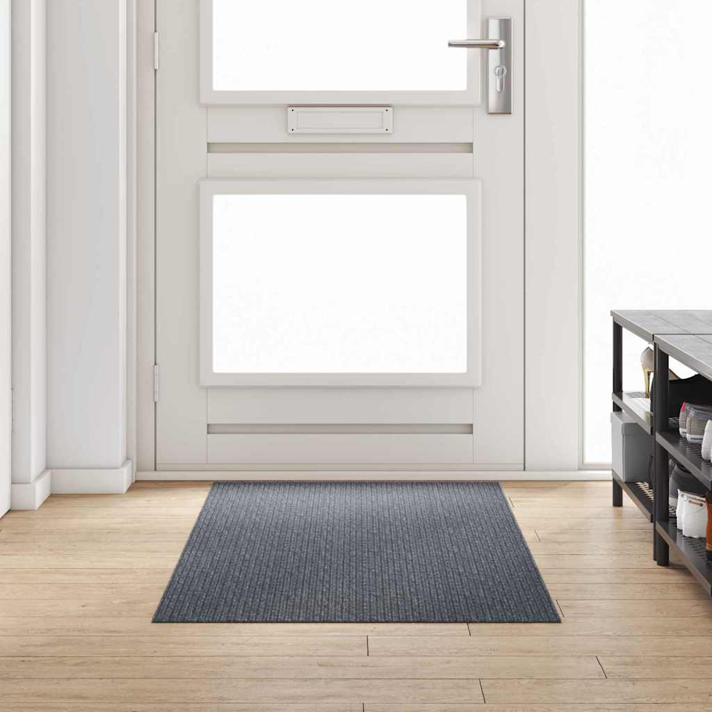 Runner in Moquette Grigio 80 x 200 cm Tessuto