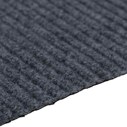 Runner in Moquette Grigio 80 x 500 cm Tessuto