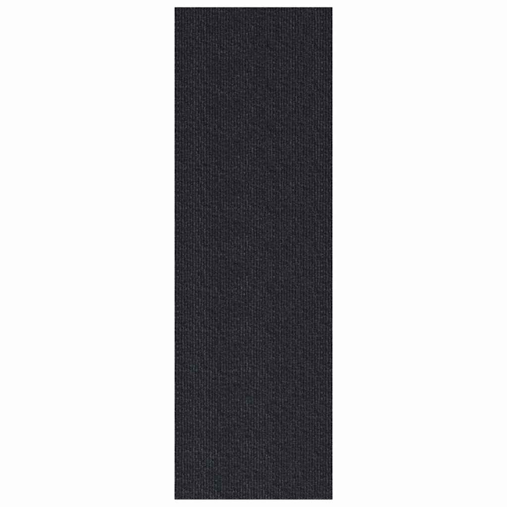 Runner in Moquette Antracite 80 x 300 cm Tessuto