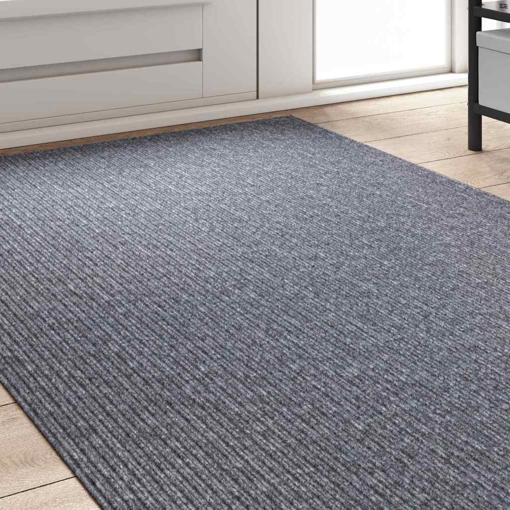 Runner in Moquette Grigio chiaro 100 x 300 cm Tessuto