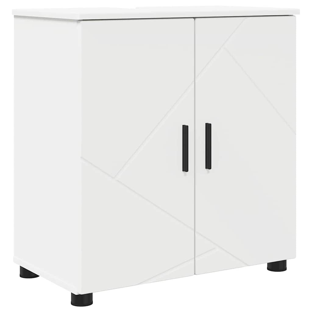 Set di mobili per il bagno Montaggio a parete 2 pcs Bianco
