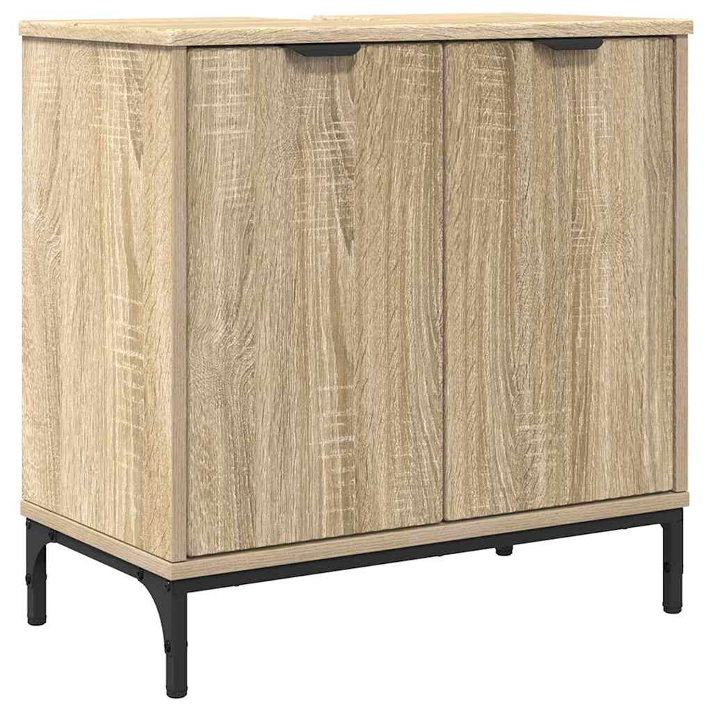Set di mobili per il bagno con cassetto con porta Rovere Sonoma