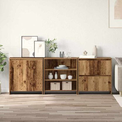 Credenza 3 pcs Legno vecchio 70 x 41 x 75 cm Legno multistrato
