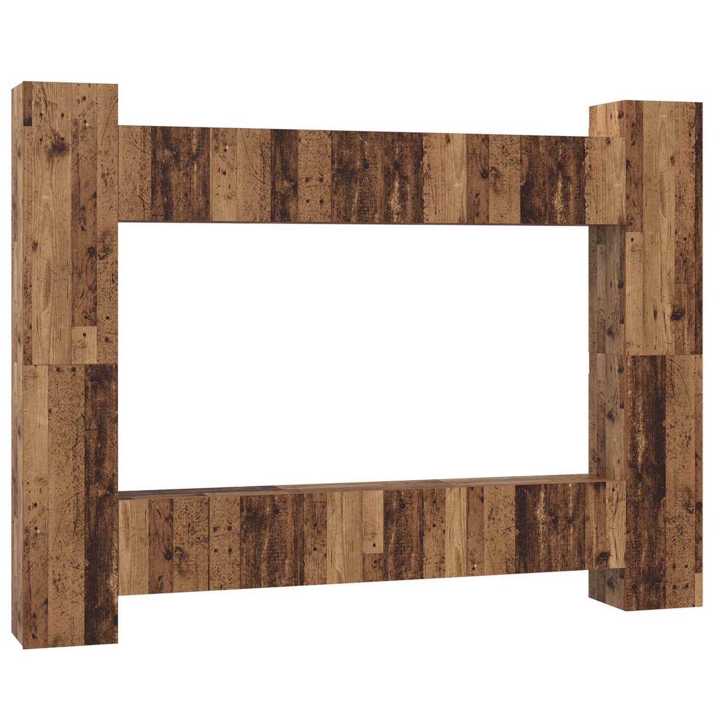 Set mobile TV 10 pcs Legno vecchio 30,5 x 30 x 90 cm